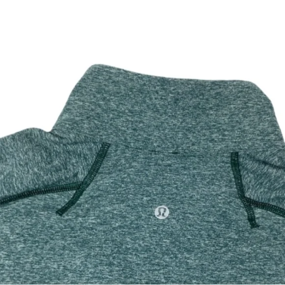 Lululemon Men’s Surge Warm Half Zip Sweater Green - Picture 6 of 6